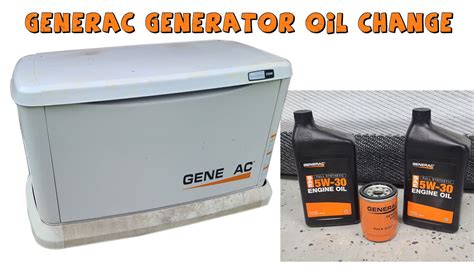 Generac Air-Cooled. . Type of oil for generac generator